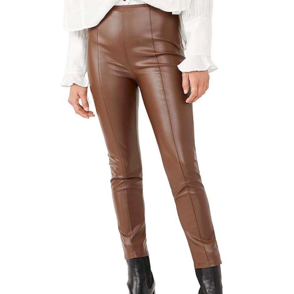 Free people Spitfire Skinny Faux Leather Pants